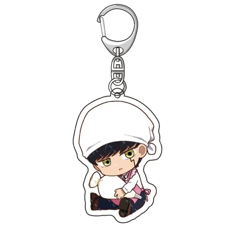 Anime Mashle Acrylic Keychains Double Side Acrylic Figure Key Ring Creative Pendant Xmas Halloween Fans Gift
