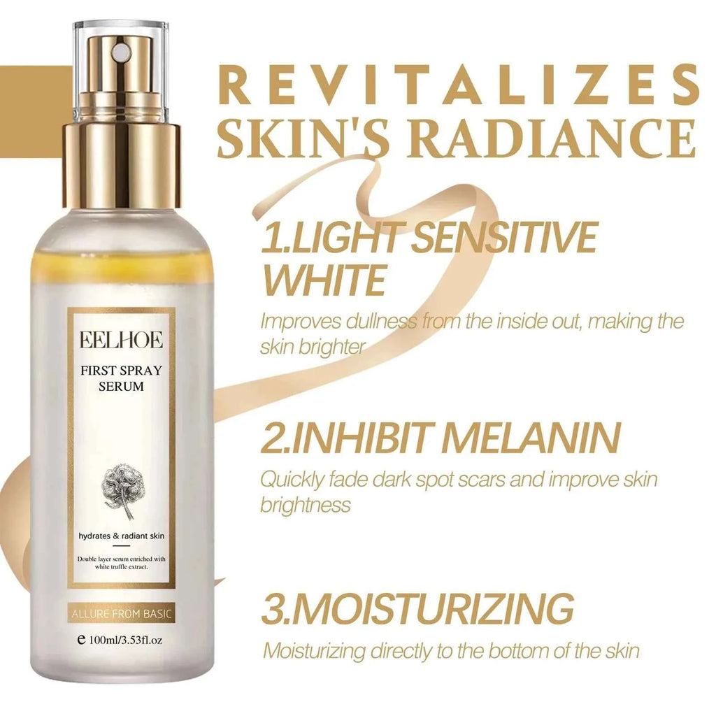 GlowSerum White Truffle Radiance Spray - Moisturizes, Brightens, Fades Dark Spots & Shrinks Pores