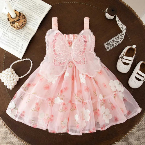 (0-3) Baby Girl Dress Summer Baby Girl Flower Embroidery Butterfly Wings Beach Strap Chiffon Princess Dress The jack market .AU The jack market .AU Mum & Kids: Essential Products for Every Family $ 29 14:1052;200000463:200169197#10(18-24M)