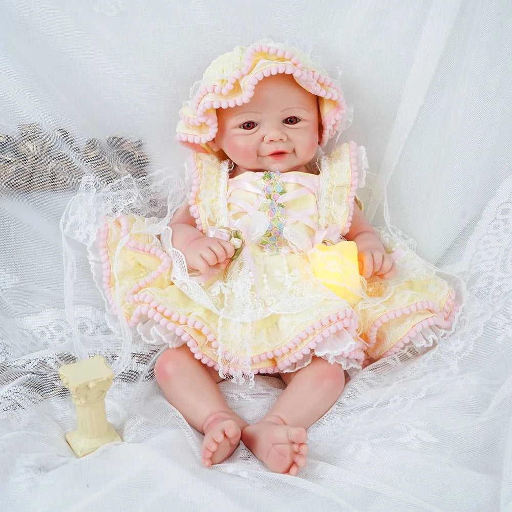 Weighted Baby Girl 16.93" Lifelike Full Body Silicone Reborn Dolls Soft Handmade Newborn Dolls for Collector Gift The jack market .AU The jack market .AU Little Wonders $ 161 200007763:201336106