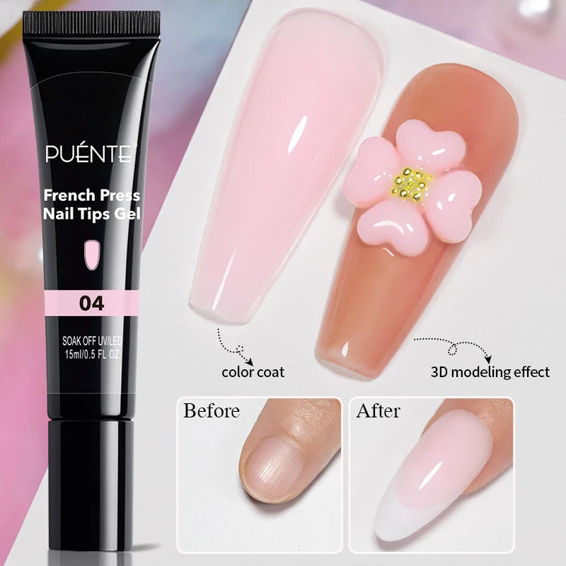BrandName Chrome Mirror Effect Gel Polish - 5ml Golden Silvery Metallic Liner for Stunning French Nail Art