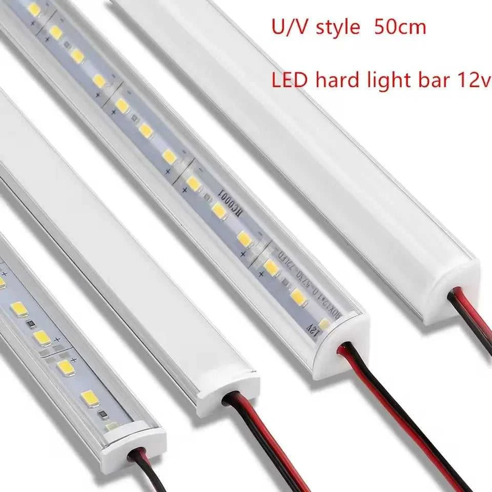LED cabinet bar light 5730 5630 36LEDs Kitchen light under furniture 12V DC 50cm profile aluminum led hard strip Linear lights The jack market .AU The jack market .AU Home $ 85 136:202573808#V Milky cover 3000K;14:193#10PCS