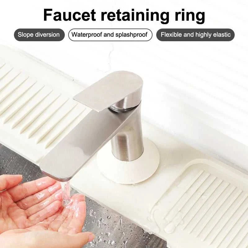 1PCS Silicone Faucet Absorbent Kitchen Mat Sink Splash Catcher Countertop Protector Mat Draining Pad For Bathroom The jack market .AU The jack market .AU Home $ 47 14:29#A1