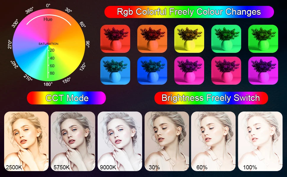 Sokani X25 X8 X15 Handheld RGB Colorful Stick Light LED Light Wand CRI 95+ 2800K-10000K 3000mAh APP Control For YouTube Tiktok