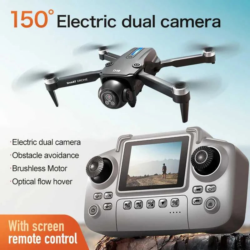 Lenovo D18 Drone 8K Aerial HD Dual Camera Intelligent Obstacle Avoidance Brushless Power GPS Return Screen Remote Control Drone The jack market .AU The jack market .AU Drones $ 105 14:1052#D18-8K HD-Grey