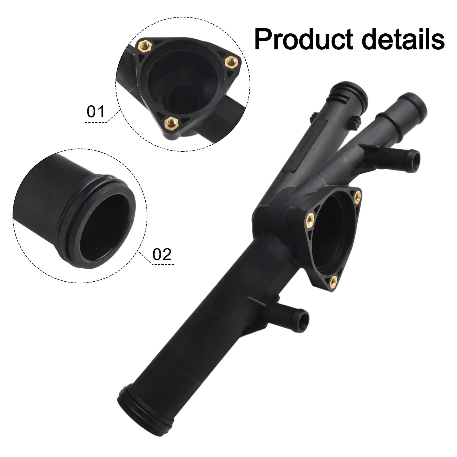 Car Engine Coolant Thermostat Housing For Q7 For Passat For Touareg OEM Part Number 03H121117A Replacement Car Accessories