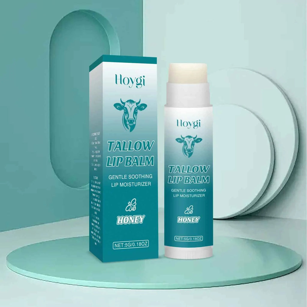 Nourish Tallow Lip Balm – Deep Moisturizing Care for Soft, Plump Lips, Gentle Exfoliation & Reduced Lip Lines