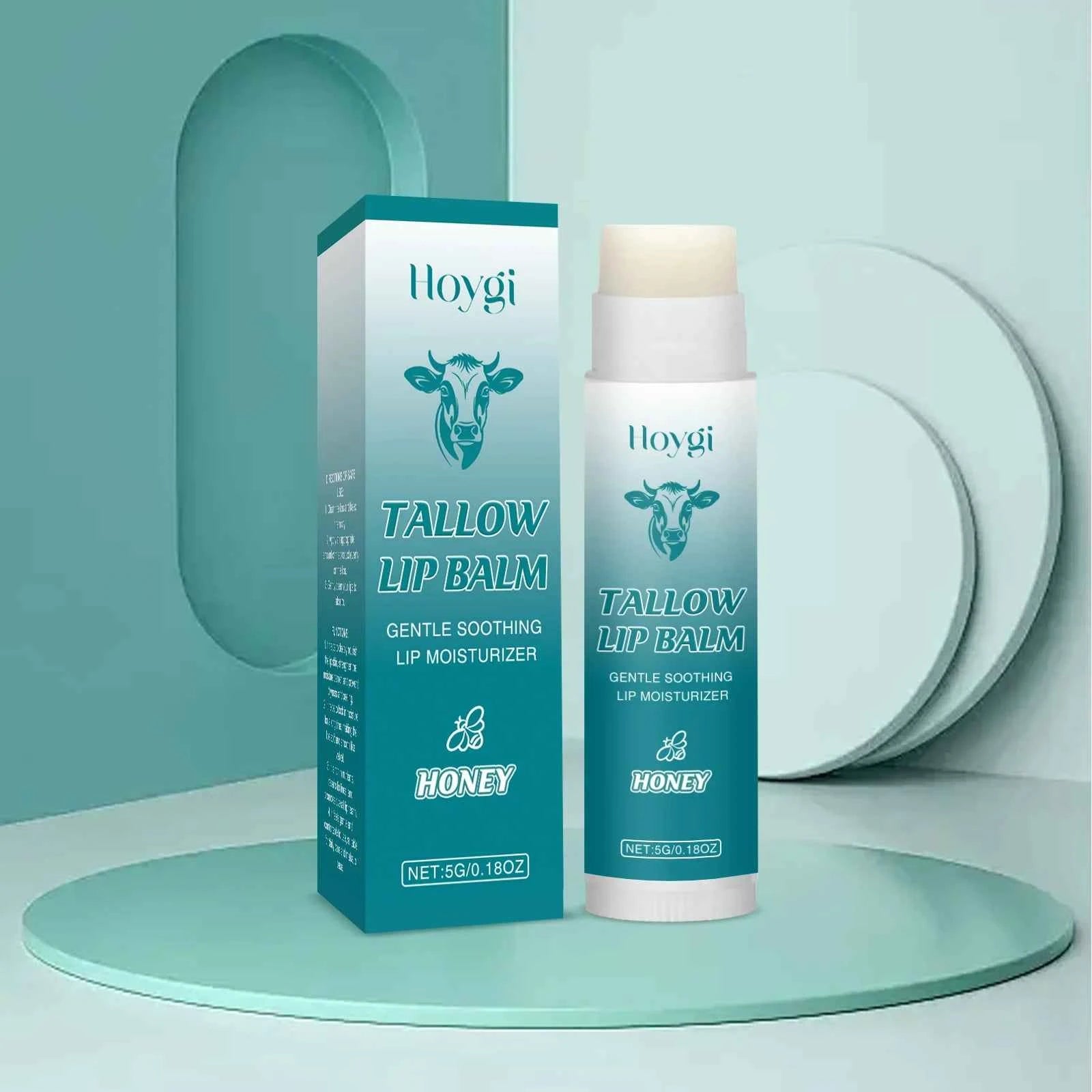 Nourish Tallow Lip Balm – Deep Moisturizing Care for Soft, Plump Lips, Gentle Exfoliation & Reduced Lip Lines