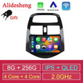 For Chevrolet Spark Beat Matiz Creative Android 12 Car Radio Audio video multimedia Player GPS Navigation 8G + 256G Carplay Auto