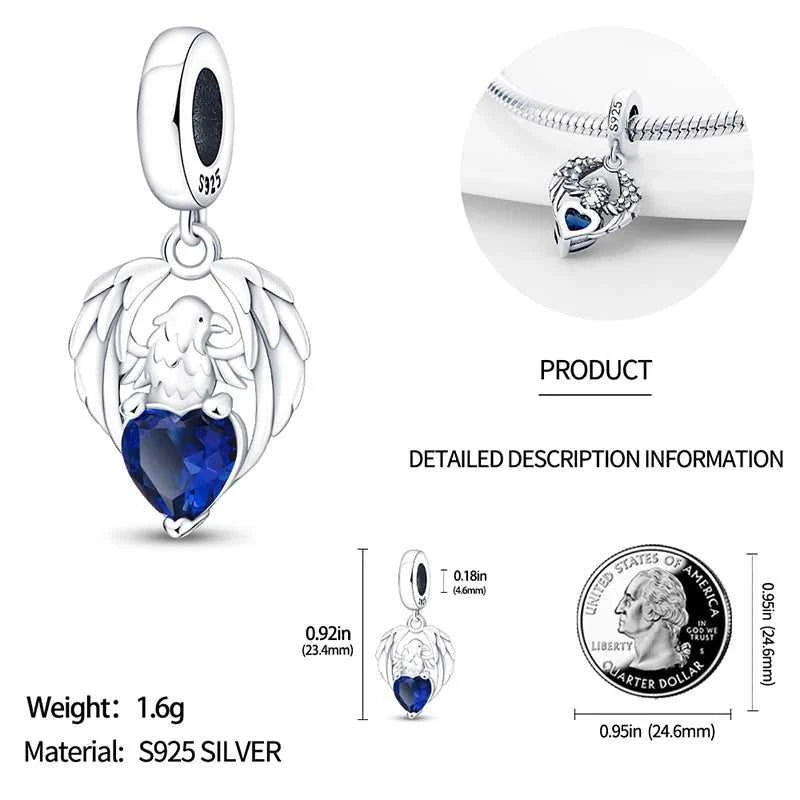 925 sterling silver owl flamingo woodpecker feather charms fit original bracelet charm bead necklace Diy female jewelry The jack market .AU The jack market .AU Jewellery & Chains $ 50 200000226:202006807#SMC6222
