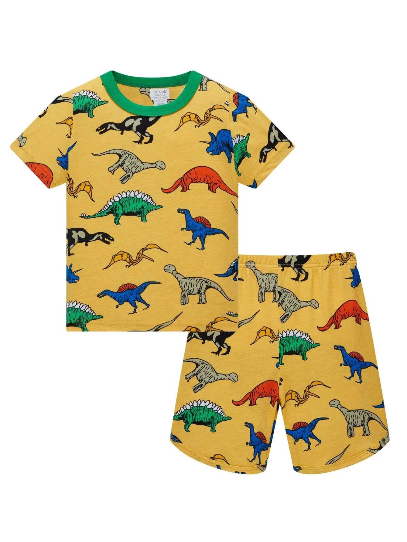 Summer Dinosaur Pajamas Set for Boys Short Sleeve Shorts 100% Cotton Soft Breathable Pjs Kids Sleepwear Age 1-8 Years 2PC The jack market .AU The jack market .AU Mum & Kids: Essential Products for Every Family $ 29 14:350850#P1032D-1;200000463:200661898#2-3years