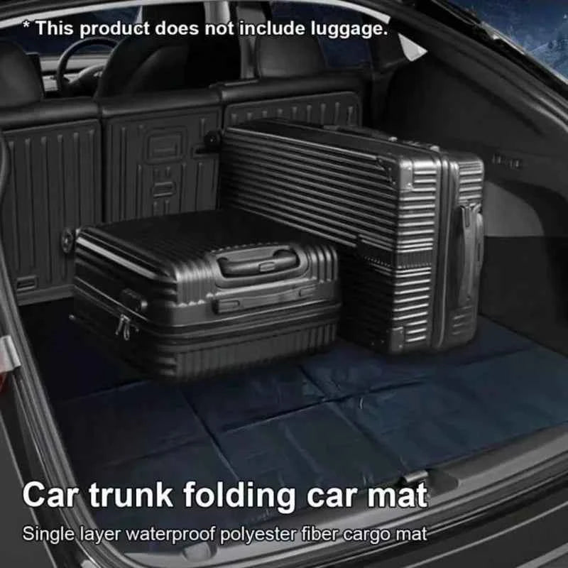 Universal Cargo Mat, Waterproof, Dustproof, Polyester Fiber, for Car Trunk, Car Rear Trunk, Car Vehicle Accessories