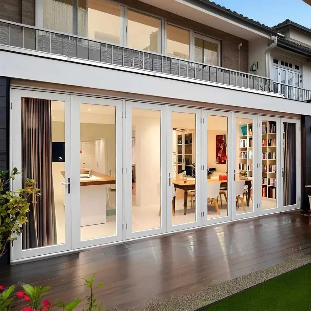 Sixinalu Folding Door Thermal Break Aluminum Profile Alloy Frame Sliding Accordion Door Custom Double-glazed Tempered Glass The jack market .AU The jack market .AU Home $ 3465 14:200001951#9Sq.m.