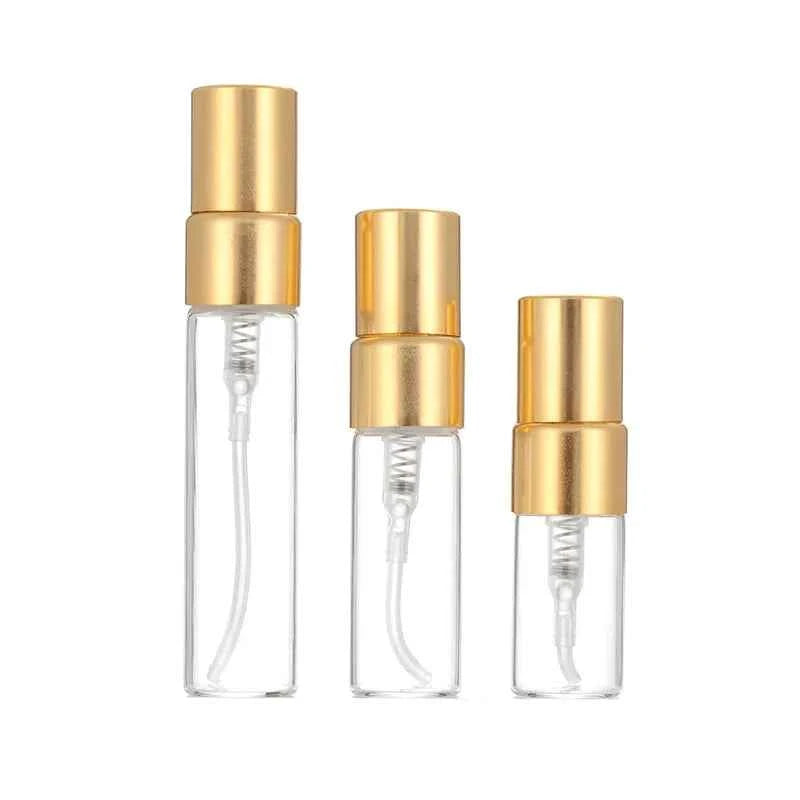 Gold Bottles Set - 3ml (750pcs), 5ml (375pcs), 10ml (100pcs) - Perfect for Crafting & Storage
