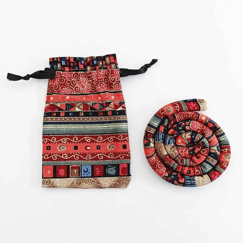 Colorful Dreadlocks Ponytail Hairpin - Bendable Ethnic Style Hair Bands for Creative Hair Styling
