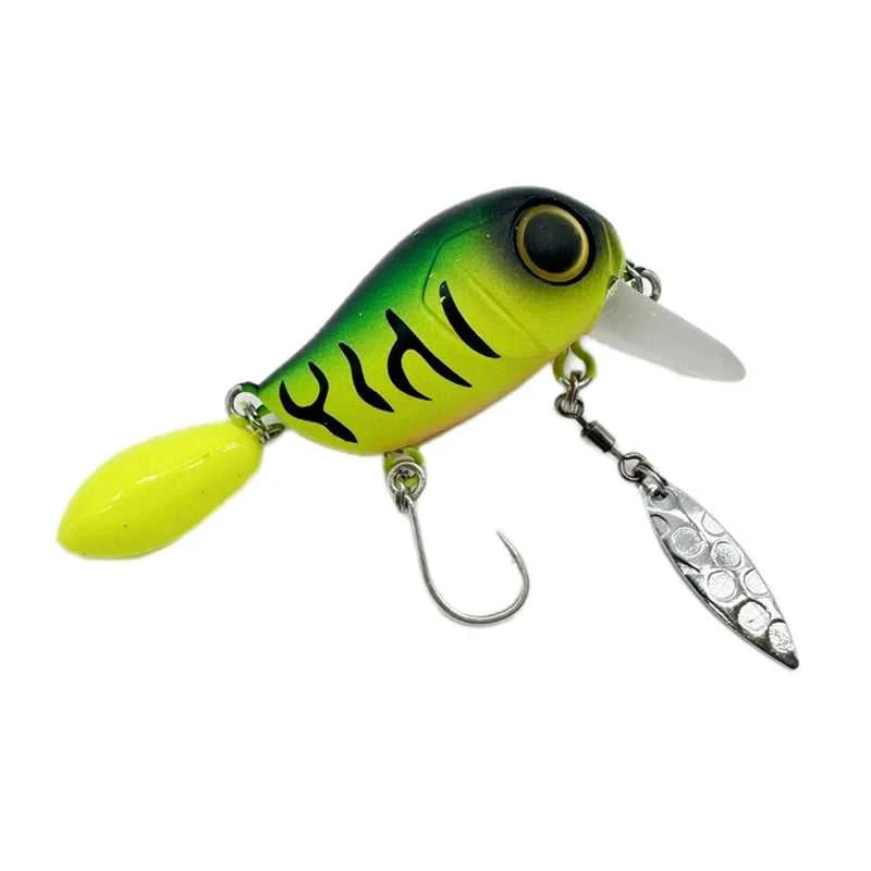 2g Micro Tappy Fishing Lures Crankbait Floating Wobblers Tongue Plate Fishing Spinners Spoon with Feather Rotates Bass Trout The jack market .AU The jack market .AU Fishing Gear $ 22 14:200006152#9;5:8022#2g