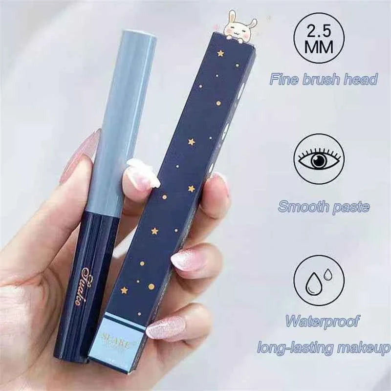 Ultra-fine Mascara Curl Thick Lengthening Eyelash Mascara Waterproof Non-smudge Brown Natural Curling Fine Brush Mascara Makeup