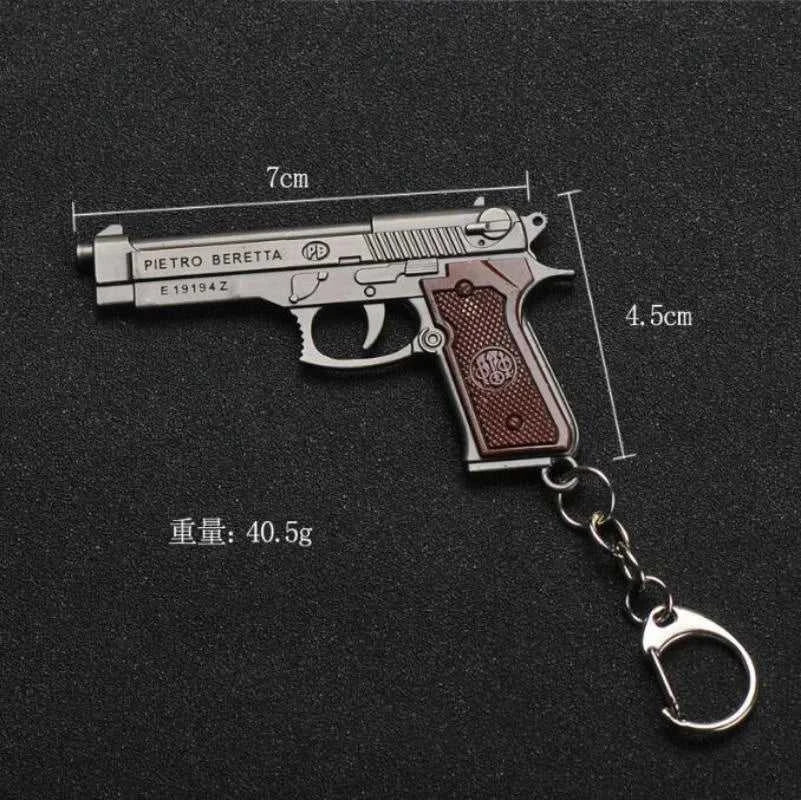 Mini Pistol Model Metal Alloy Material Cool Pistol Key Chain Children's Men's Accessories The jack market .AU The jack market .AU Jewellery & Chains $ 48 14:193
