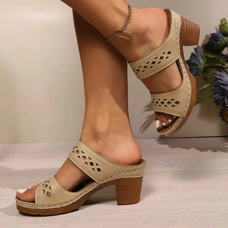 Retro Hollow Out Thick-Heeled Sandals Women Summer Lightweight High Heels Slippers Woman Plus Size Outdoor Platform Sandles 43 The jack market .AU The jack market .AU Step Up Your Style: Trendy Shoes for Every Occasion! $ 67 14:200001438;200000124:200000338