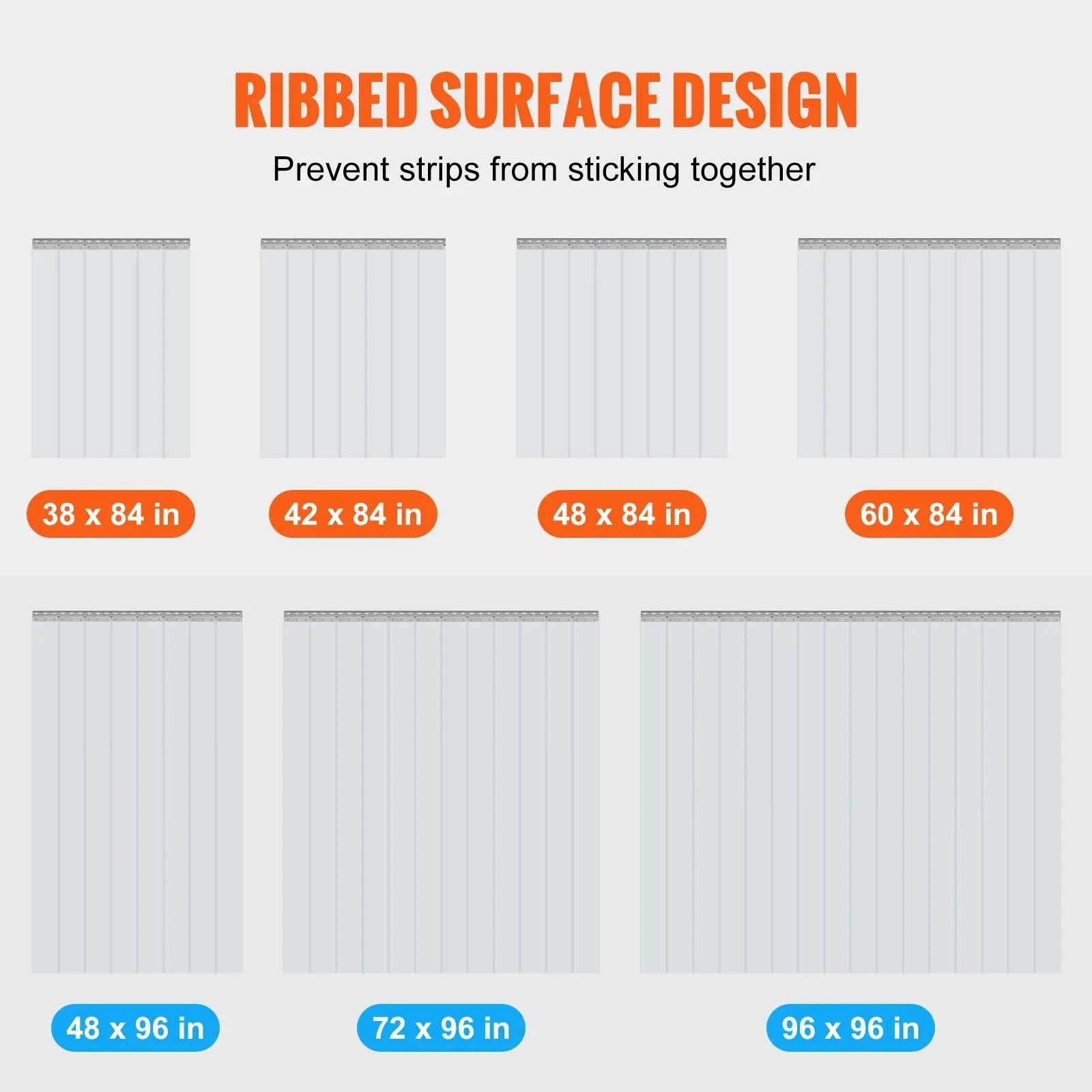 SucceBuy Windproof Door Curtain 84" x 60" PVC Transparent Air-Conditioning Curtain Strip Screen Indoor Outdoor Heat Insulation The jack market .AU The jack market .AU Home $ 132 14:202010806#10 pcs;200007763:201336105