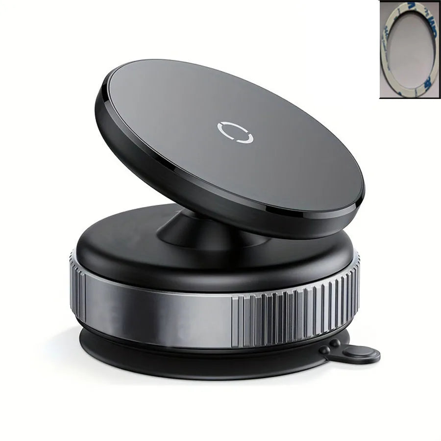 2026 Upgraded Vacuum Magnetic Car Phone Holder 360° Reinforced 96LBS Ultra Suction Cup Phone Mount for MagSafe Cell Phone