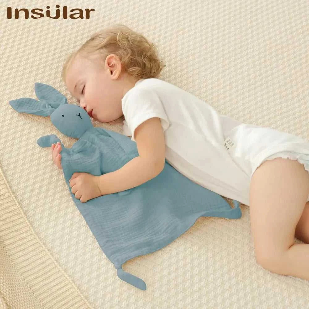 Muslin Baby Comfort Towel Cotton Comforter Blanket Soft Newborn Sleeping Dolls Kids Fashion Sleep Toy Soothe Appease Towel Bibs The jack market .AU The jack market .AU Mum & Kids: Essential Products for Every Family $ 22 14:175#SU1017 Blue