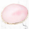 1PC Round Resin Agate Stone Nail Art Palette False Nail Tips Mixing Color Drawing Pallet Gel Polish Display Shelf Manicure Tool