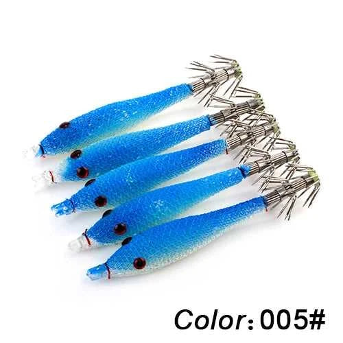 FISH KING Soft Fishing Lure Artificial Squid Hook Jigs Octopus Cuttlefish Shrimp Bait Fishing Tackle 5 Color The jack market .AU The jack market .AU Fishing Gear $ 24 14:200002984#004