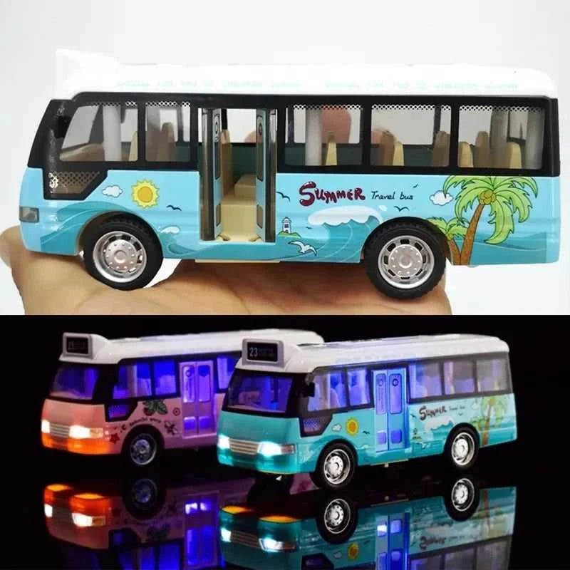 City Bus Toys Cars for Toddlers Cars for Boys Girls Pull Back Play Vehicle Bus Model with Sound Light Up & Open-able Doors The jack market .AU The jack market .AU Little Wonders $ 51 14:173