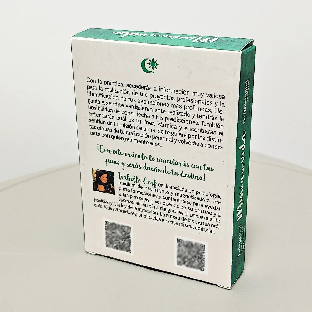 Life Mission Oracle Deck 42 Pcs Beautiful Oracle Cards In Spanish Language - 10.5*7.5cm