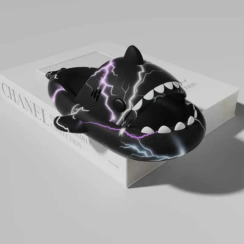 2025 Men Cool Lightning Shark Slippers Boys Bathroom Non-slip Sandals Outdoor Comfortable EVA Flip Flops Adult Soft Flat Shoe The jack market .AU The jack market .AU Step Up Your Style: Trendy Shoes for Every Occasion! $ 67 14:771#A;200000124:200000285#40-41