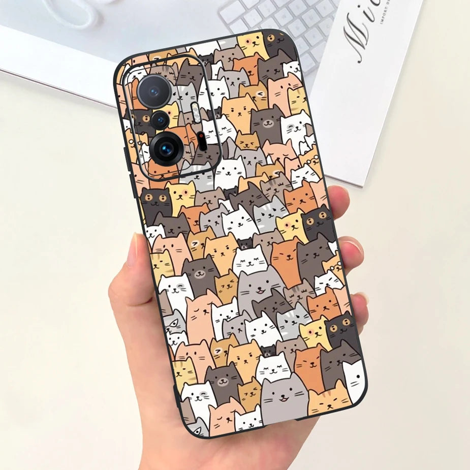 Xiaomi 11T Pro Case - Cute Cartoon Design, Soft Silicone Protection for Xiaomi Mi 11T Pro & 11TPro