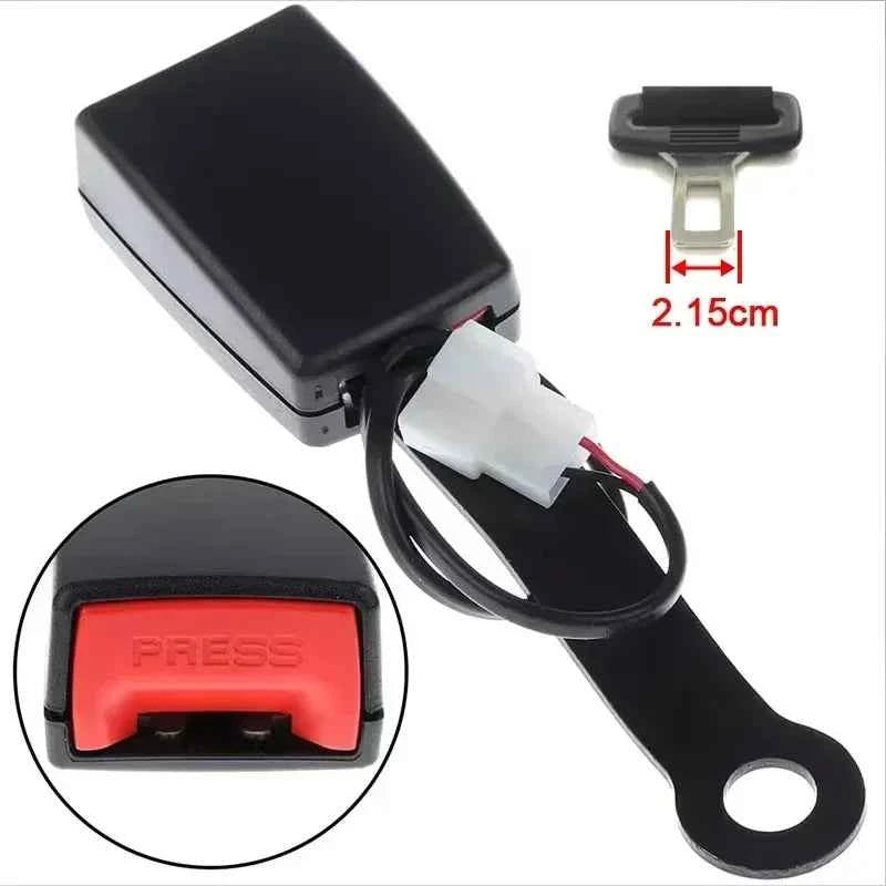 1 PCS Car Seat Belt Clip With Line Safety Seatbelt Lock 175mm Buckle Plug Thick Insert Socket Safe Replace