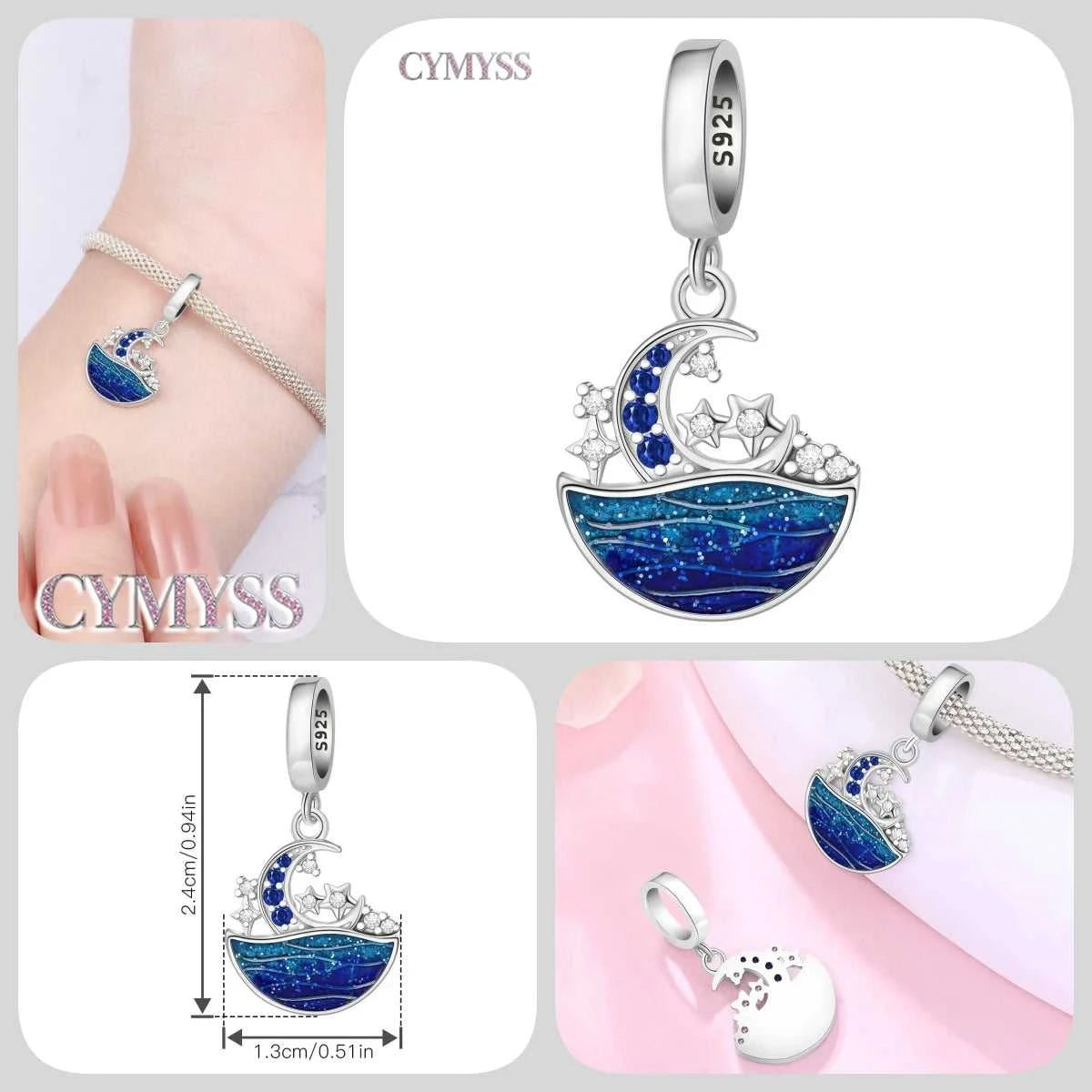 S925 Sterling Silver Charm Bead Angel Prayer Travel Memorial Pendant Fine Birthday Gift Fit Bangle Bracelet Necklace DIY Jewelry The jack market .AU The jack market .AU Jewellery & Chains $ 49 14:200004890#OTC1204