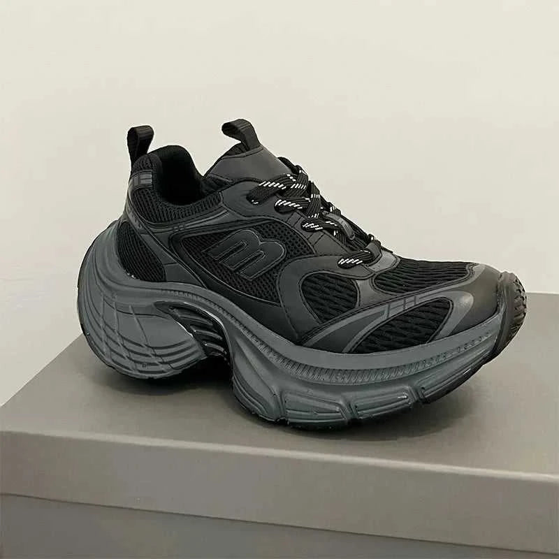 Couple Style Dad Shoes 2025 New Retro Fashion Casual Shoes Lace-up Breathable Versatile Comfortable Soft Sole Sports Shoes Trend The jack market .AU The jack market .AU Step Up Your Style: Trendy Shoes for Every Occasion! $ 122 14:365458#Black for women;200000124:200000334