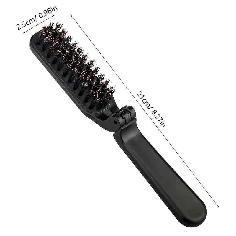 1PC Black Professional Fade Brush Barber Neck Sweeping Brush Comb Haircut Accessories Facial Cleaning Tools For Men Brushes Comb