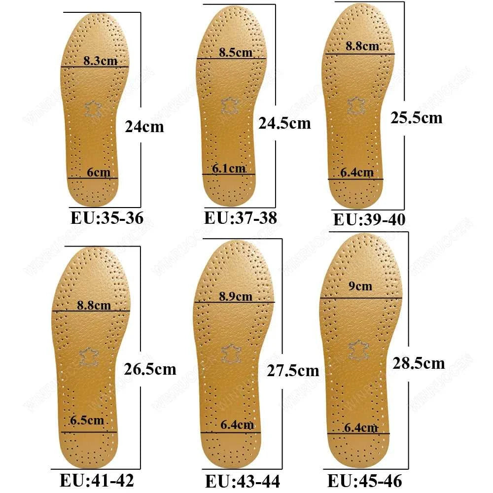 Casual Insoles For Shoes Men Women Leather Latex Comfortable Deodorant Feet Quality Flats Shoe Sole Non-Slip Insert Pads The jack market .AU The jack market .AU Step Up Your Style: Trendy Shoes for Every Occasion! $ 49 200000124:151#EU 43-44