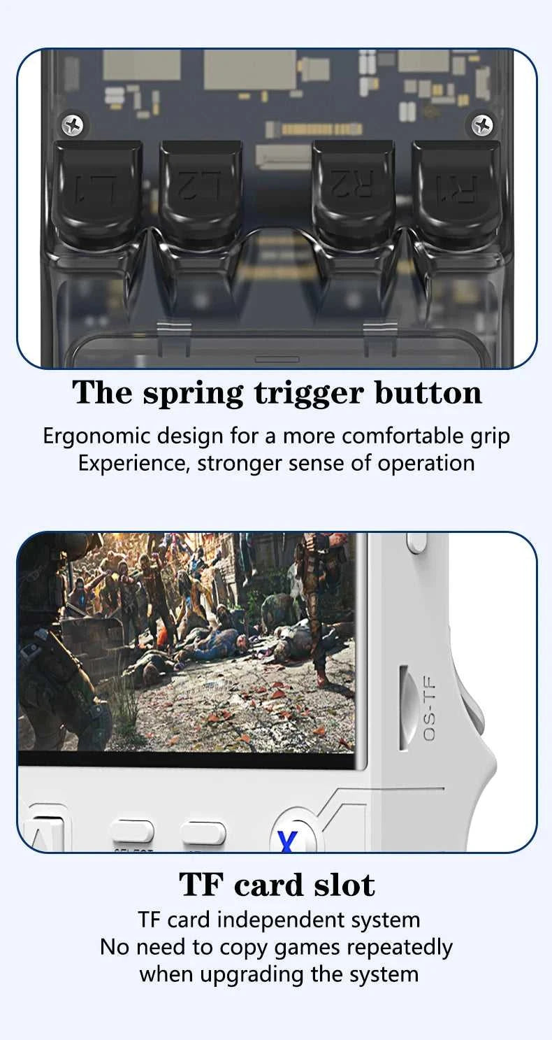 R36 Ultra handheld game console with built-in 2w+games and RGB lighting effects, 4-inch large screen, supports two game consoles The jack market .AU The jack market .AU Accessories Electronics $ 106 14:202135821#R36 Ultra P64G