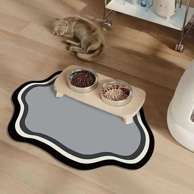 1PCS Summer Solid Colour Pet Mats Non-Slip Absorbent Wear-Resistant Leak-Proof Easy To Clean Dog Food Mats Cat Food Mats The jack market .AU The jack market .AU Home $ 22 14:1254#Dark grey