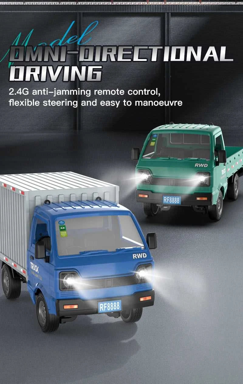 RC Truck 1:16 2.4GHZ RC Car Simulation Drift Climbing Truck With Spray and LED Lights RC Electric Truck Model Boy's Toys Gifts The jack market .AU The jack market .AU Little Wonders $ 82 14:193#A Blue car