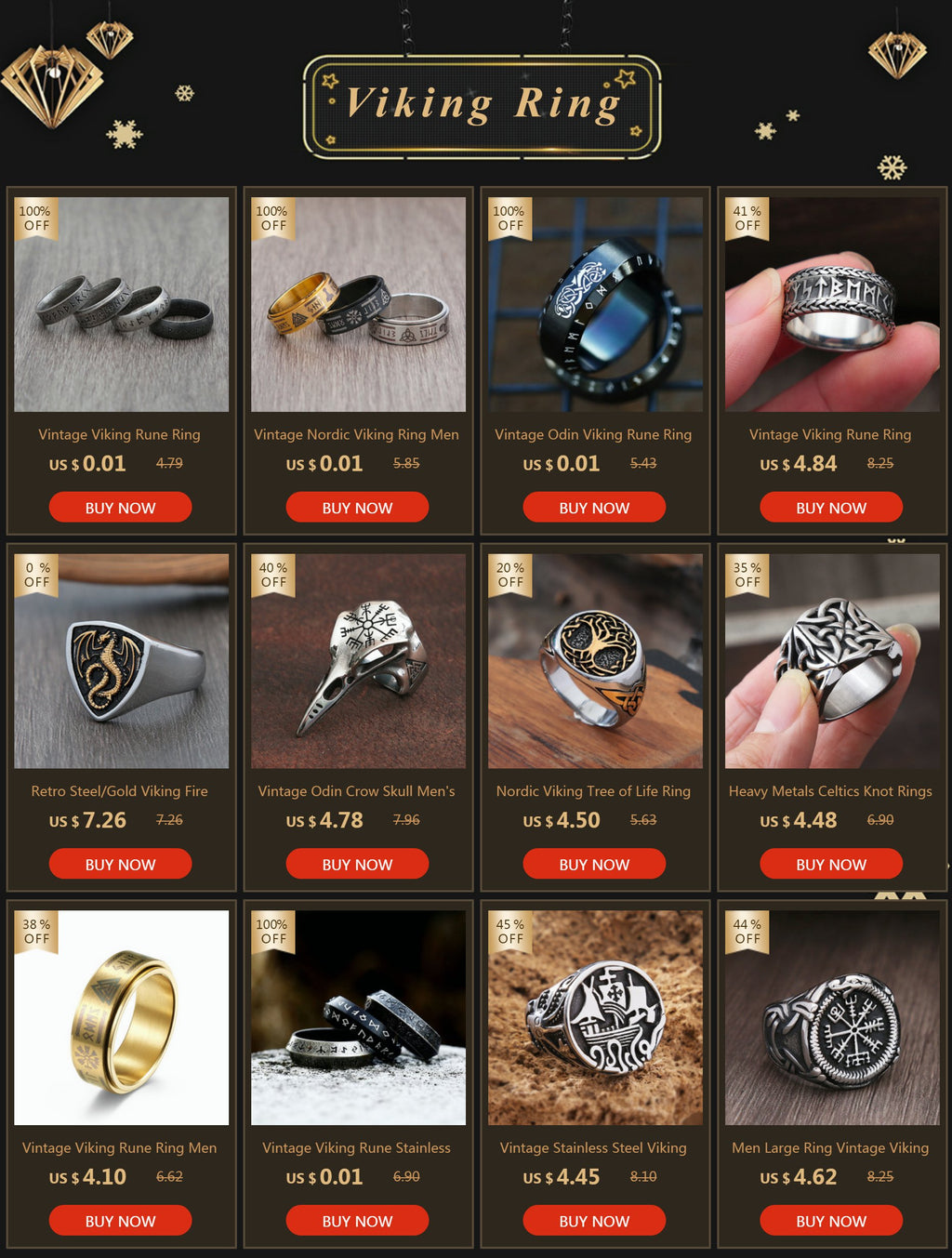 Vintage Rune Ring Stainless Steel Men Women Simple Nordic Odin Irish Celtics Knot Rings Fashion Jewelry Gifts Dropshipping The jack market .AU The jack market .AU Jewellery & Chains $ 54 200000369:200000296;200000783:350853;200007763:201336100