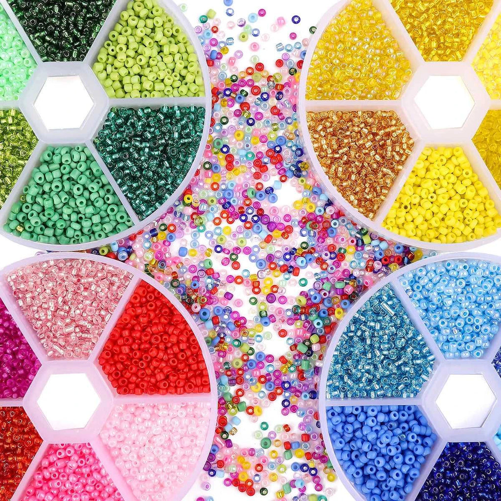 3900pcs Glass Rice Beads 6 Grid Set Box Loose Beads Handmade Bead String Material Pack DIY Bracelet Necklace Jewelry Accessories The jack market .AU The jack market .AU Jewellery & Chains $ 48 14:29;5:100016944#2mm about3900pcs