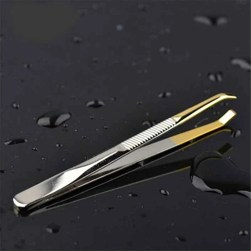 1PC High Quality Make Up Tools Pince Epiler Eyebrow Tweezer Stainless Steel Slant Tip Eyes Tweezer Clip For Face Hair Removal