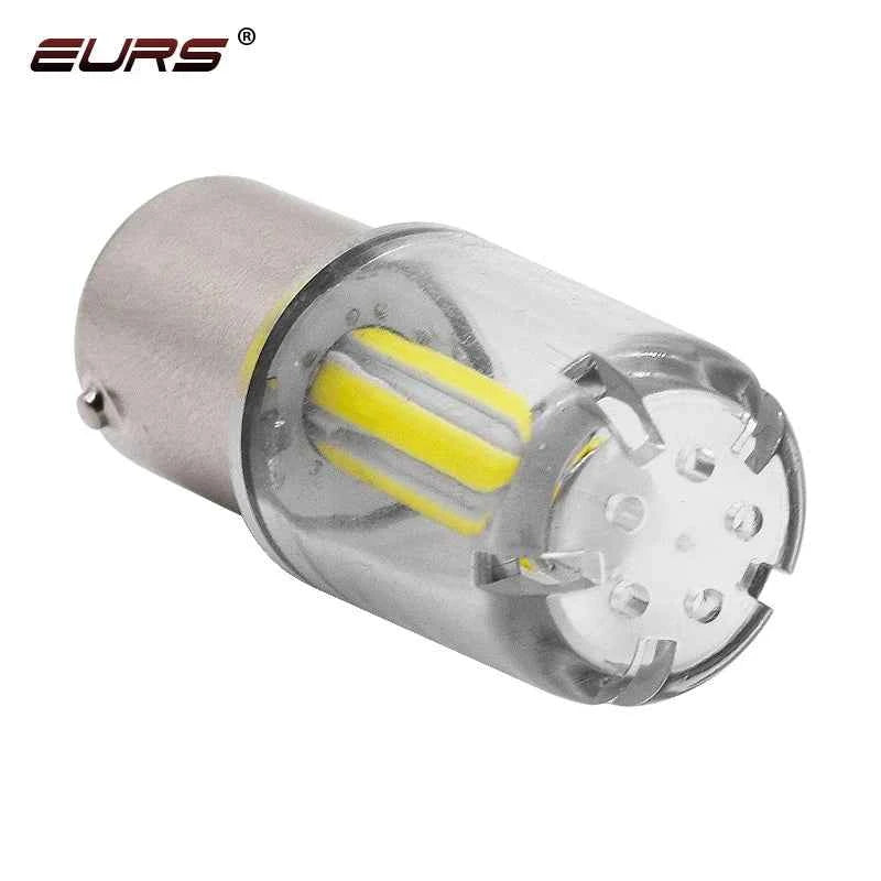 1X P21W BA15S LED 1156 BAY15D 1157 P21/5W LED Bulb COB Car LED Turn Signal Light Brake Reverse Lamp DRL 12V 24V Red White Yellow