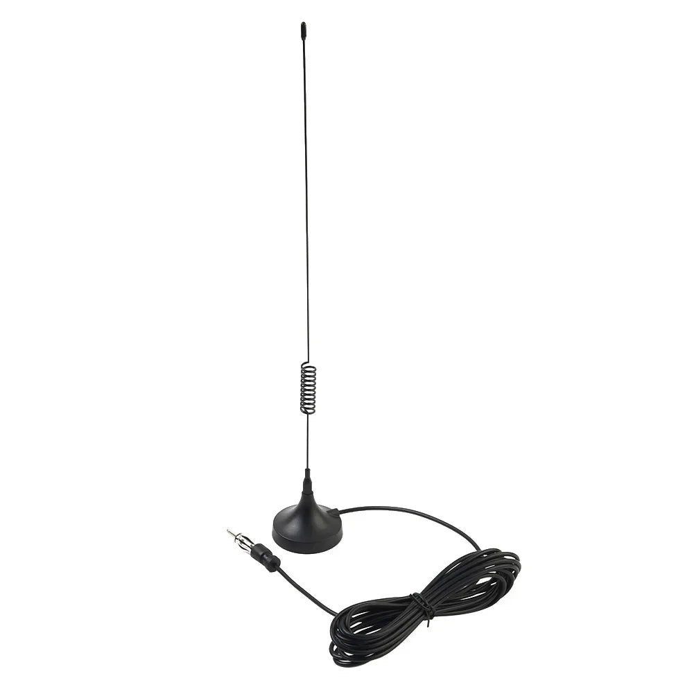 Auto Stereo Radio FMAM Signal Aerial, Car Signal Booster Antenna, Dual Band 144/430Mhz, 31cm Antenna Length, Easy Installation