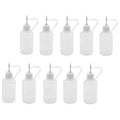 5Pcs 3ml 5ml 10ml 15ml 30ml 50ml 100ml 120ml Empty Plastic Squeezable Needle Tip Cap Dropper Bottles Eye Liquid Juice Containers