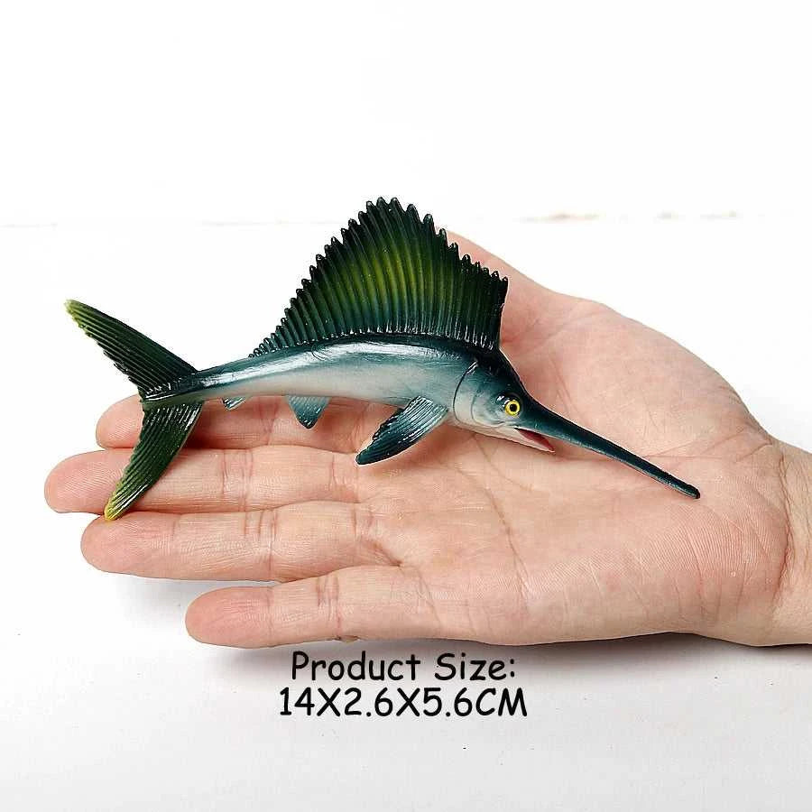 Realistic Sailfish & Flying Fish Animal Figurine Sea Animal Model Cake Topper Desktop Decoration Party Favors Toy For Kids The jack market .AU The jack market .AU Fishing Gear $ 24 14:771#sailfish-1