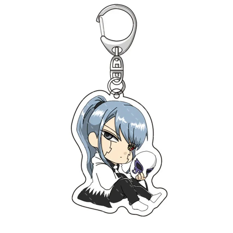 Anime Mashle Acrylic Keychains Double Side Acrylic Figure Key Ring Creative Pendant Xmas Halloween Fans Gift