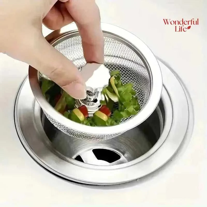 2Setc Drain Basket Kitchen Sink Strainer Set With Handle Stopper Me Handle Stopper Kitchen Sink Strainer Stainless Replacement The jack market .AU The jack market .AU Home $ 48 14:202732816#2Set