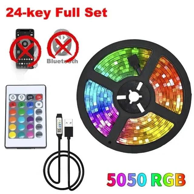 1-30M/100FT LED Strip Light USB RGB LED Ribbon Tape Bluetooth Touch Remote Control LED Strip LED TV Backlight For Bedroom Decor The jack market .AU The jack market .AU Home $ 67 136:9131285835#IR 3Key;14:29#RGB 5050;380:6287#25M
